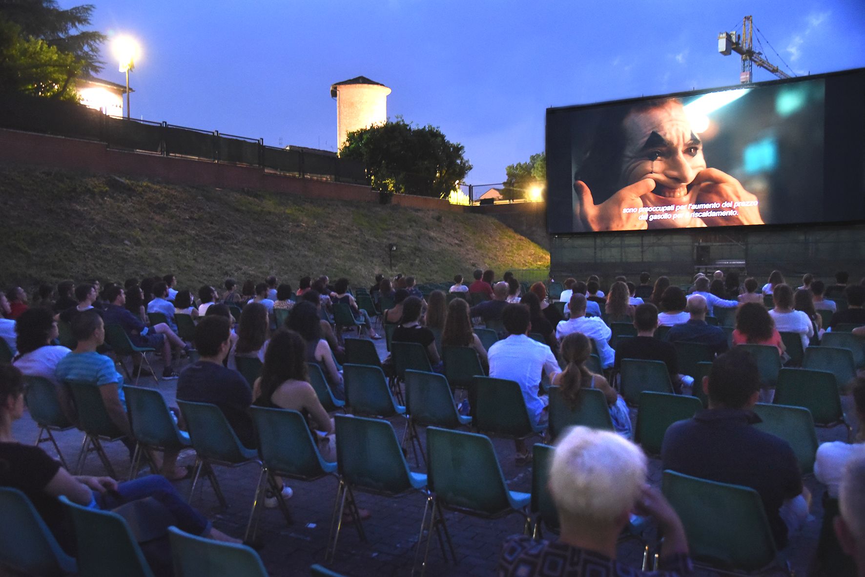 Cinema all’aperto Cinemaniaci Daturi per E.Bagarotti (FotoDELPAPA)